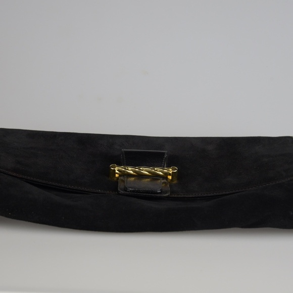 Vintage Antonio Scepi Bonwit Teller Suede Clutch - Picture 6 of 8